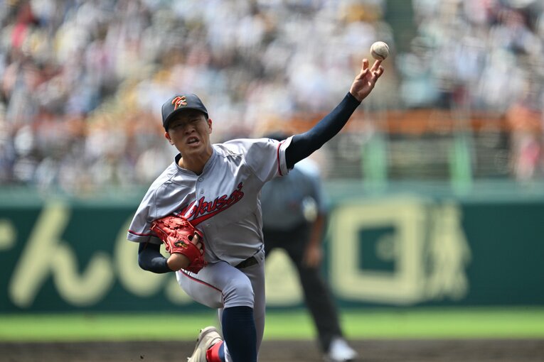 京都国際で1番を背負う中崎琉生　©Hideki Sugiyama