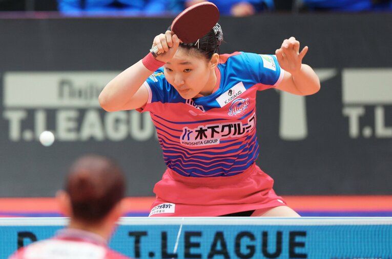 ロサンゼルス五輪の卓球では、新たに「男女ダブルス」「混合団体」が採用されることに ／ photograph by JIJI PRESS