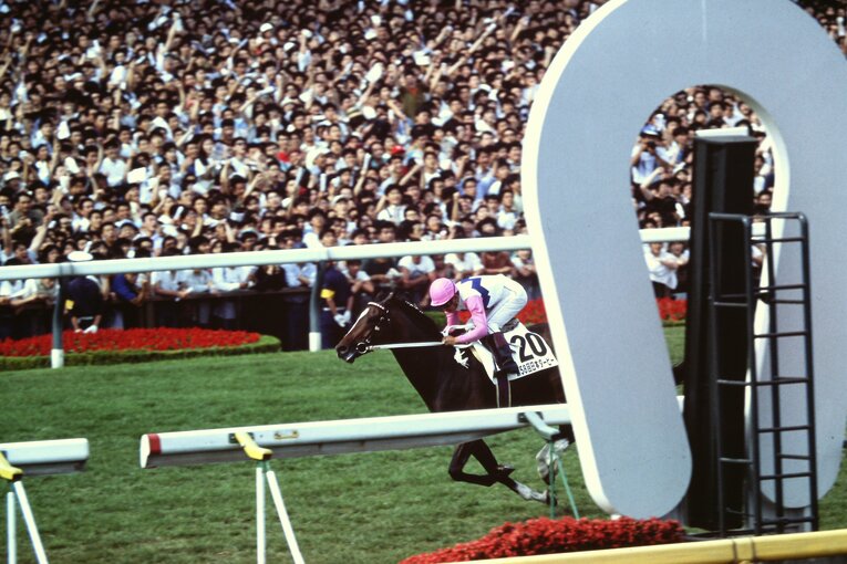 1991年の日本ダービーを制したトウカイテイオー　©Hirokazu Takayama