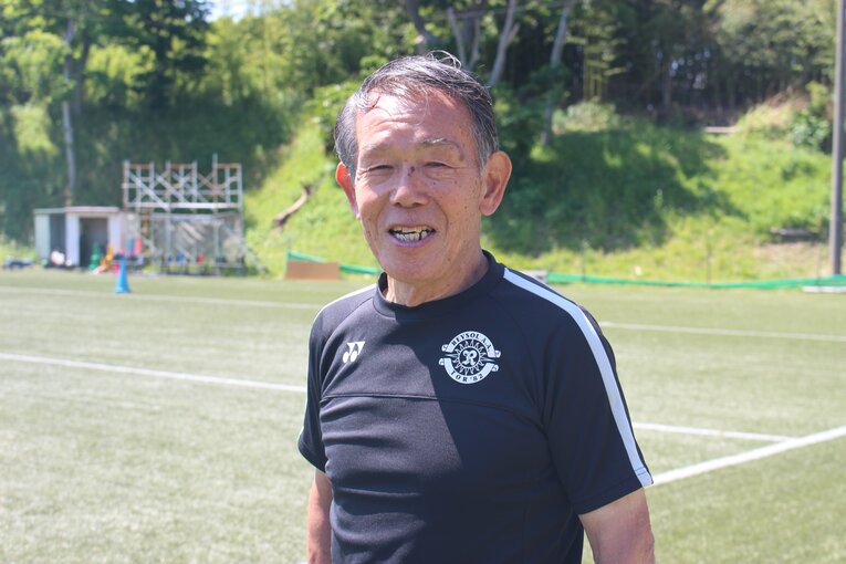 オランダ戦の前に行われた取材で、野寄順三氏は中村敬斗の活躍を予言していた　©Number Web