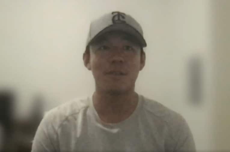 オンラインでのインタビューに応じてくれた松澤　©Naoki Kitagawa