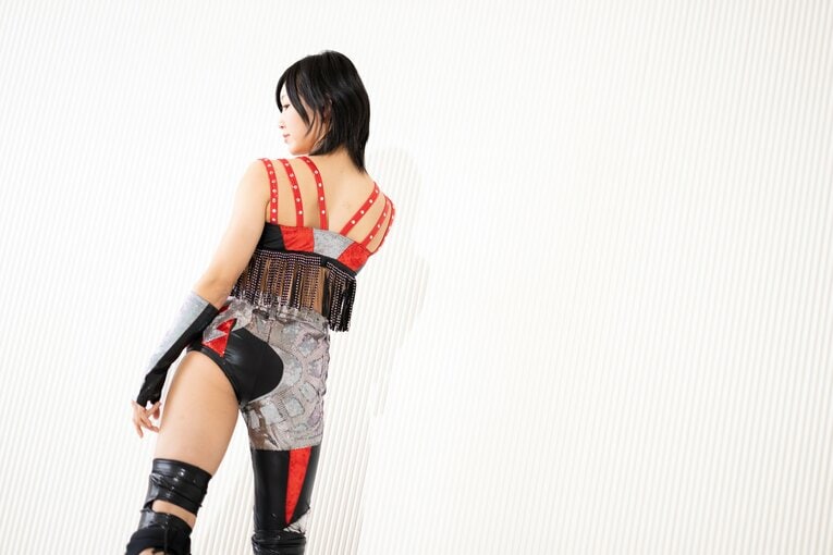 マリーゴールドのプロレスラー・咲村良子　©Shiro Miyake