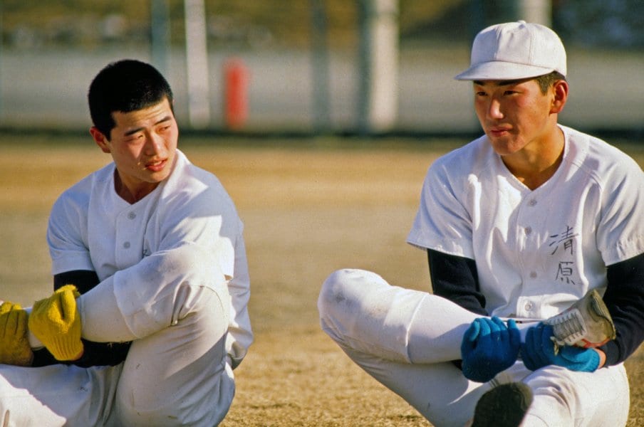 PL学園時代（高1）の清原和博と桑田真澄　©Katsuro Okazawa/AFLO