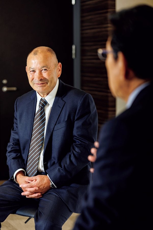 エディー・ジョーンズ／1960年1月30日生、豪州出身。現役時代のポジションはHO。'12年、日本代表HC就任。'15年W杯で南アを撃破するなど3勝。'19年W杯ではイングランドを率いて準優勝。'23年W杯には豪州代表HCとして臨むも同国初のプール戦敗退。'24年1月、日本代表HCに再任　©Kiichi Matsumoto