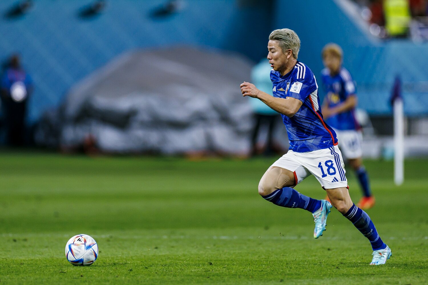 A代表通算53キャップ9得点の浅野　©Kiichi Matsumoto/JMPA