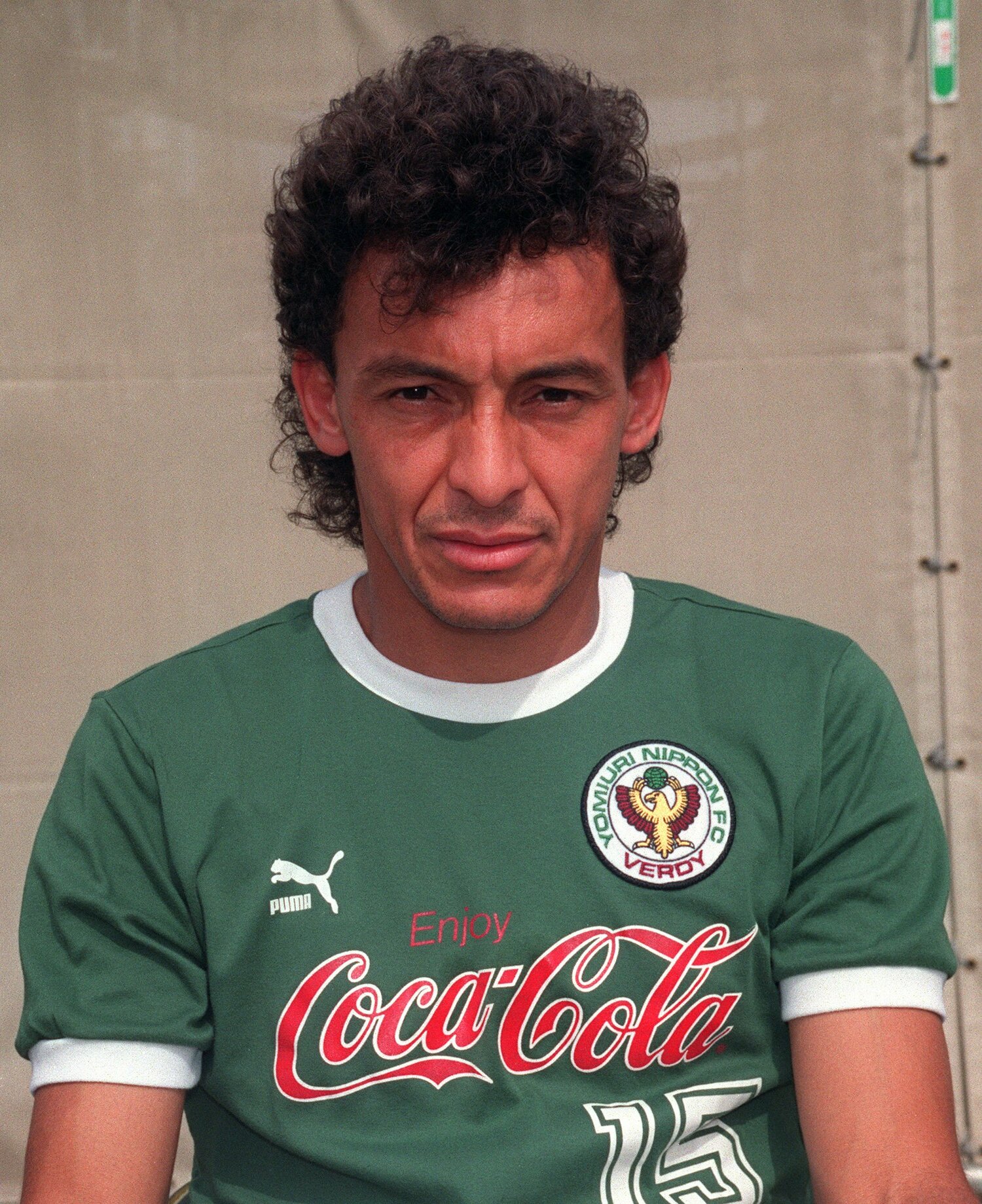 92年、入団直後のペレイラ　©JIJI PRESS