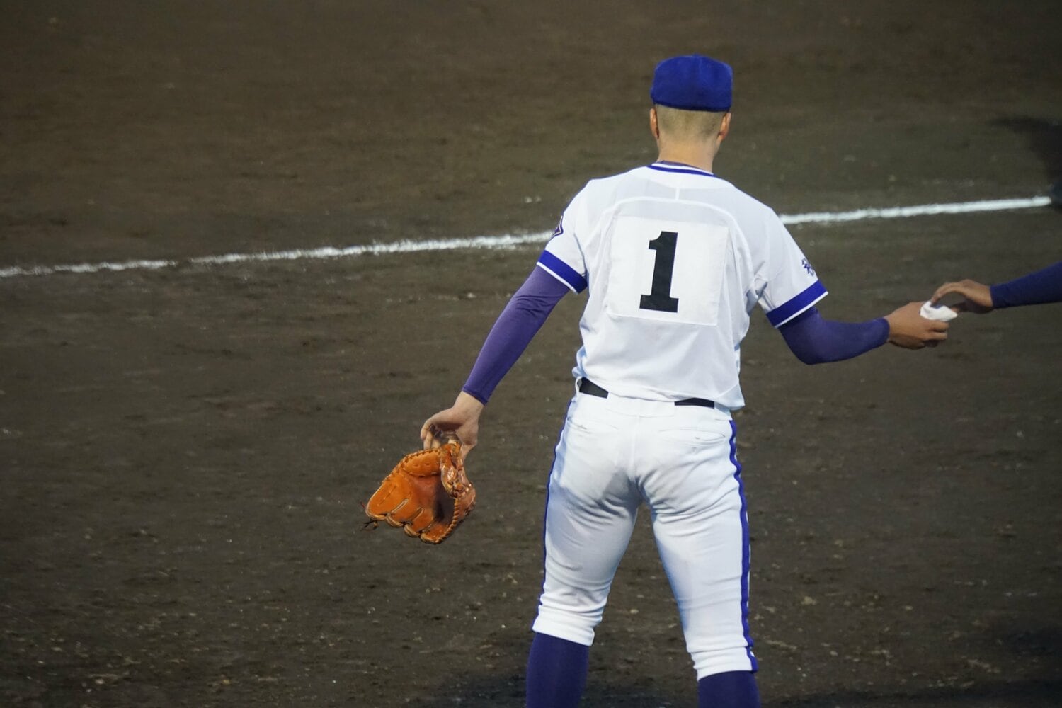 吉田大輝。1年生ながら背番号は「1」 ©Kei Nakamura