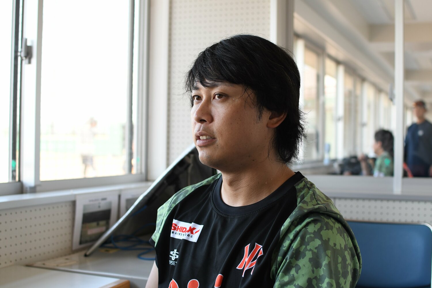 インタビューに答える現在の高山俊　©NumberWeb