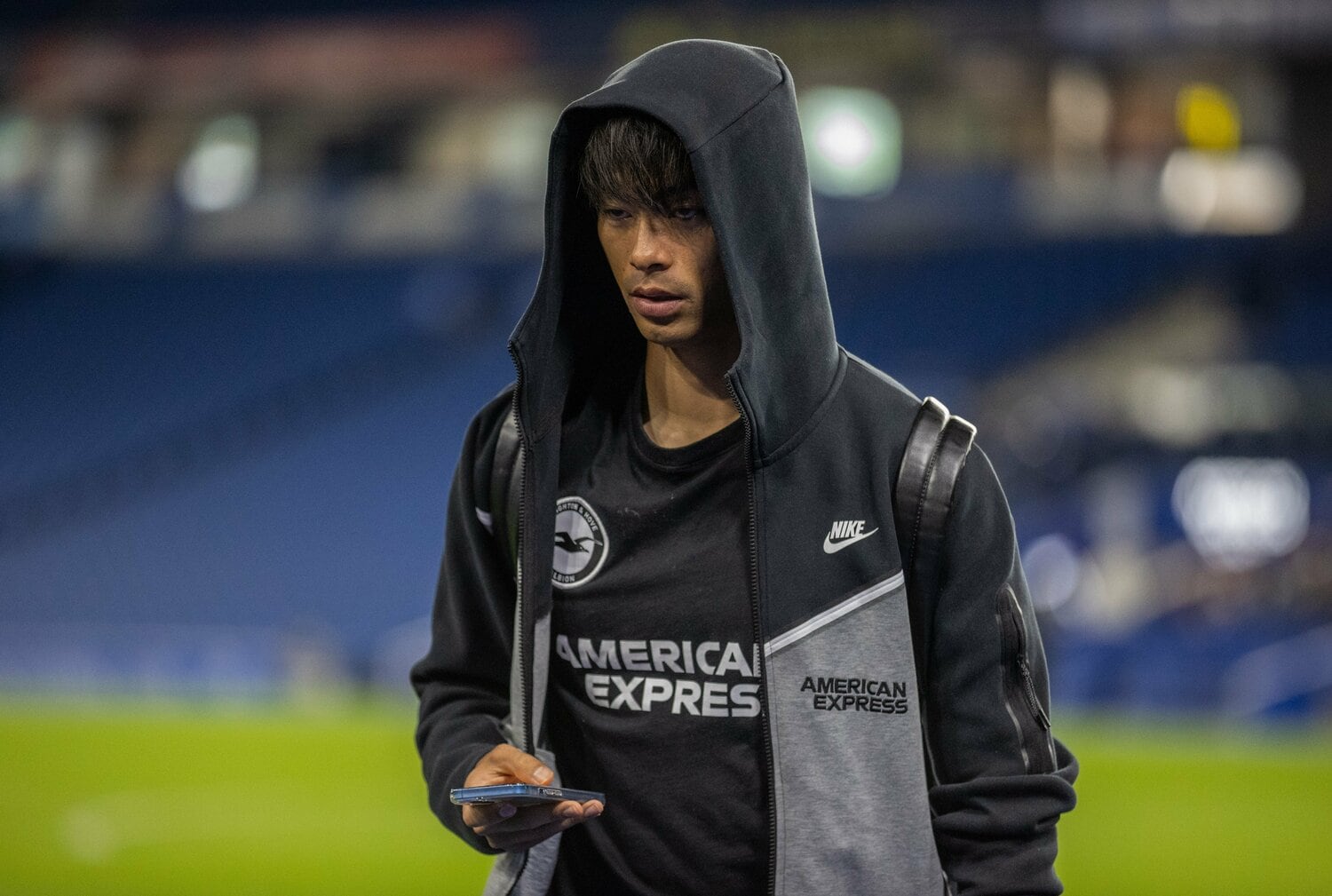 試合直後の三笘薫(写真は9月のニューカッスル戦で) ©AFLO