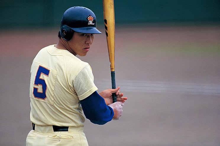 星稜高時代の松井秀喜　©︎Koji Asakura