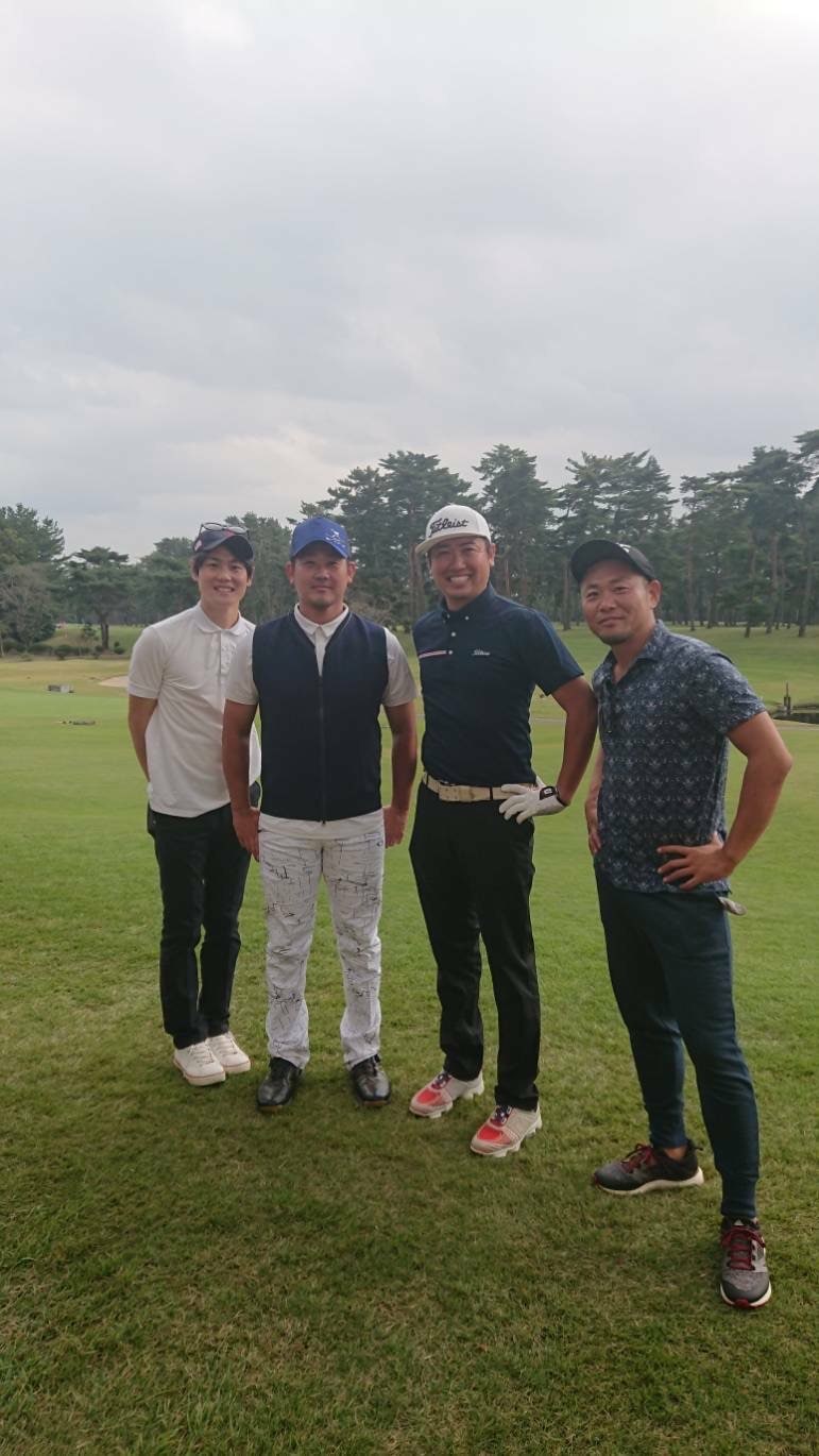 松坂と今ではゴルフに行く仲に（2018年） 写真は本人提供