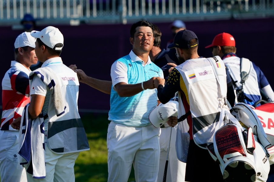 《男子ゴルフ》松山英樹、“特別な場所”でメダル届かず「ゴルフはメジャーが4つあって、恵まれているのかな」＜Number Web＞ photograph by Shizuka Minami