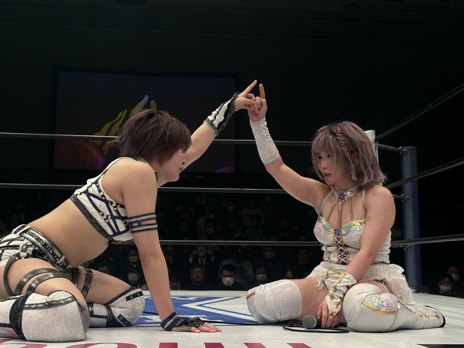 試合後の2人はあらためて「頂点で会おう」