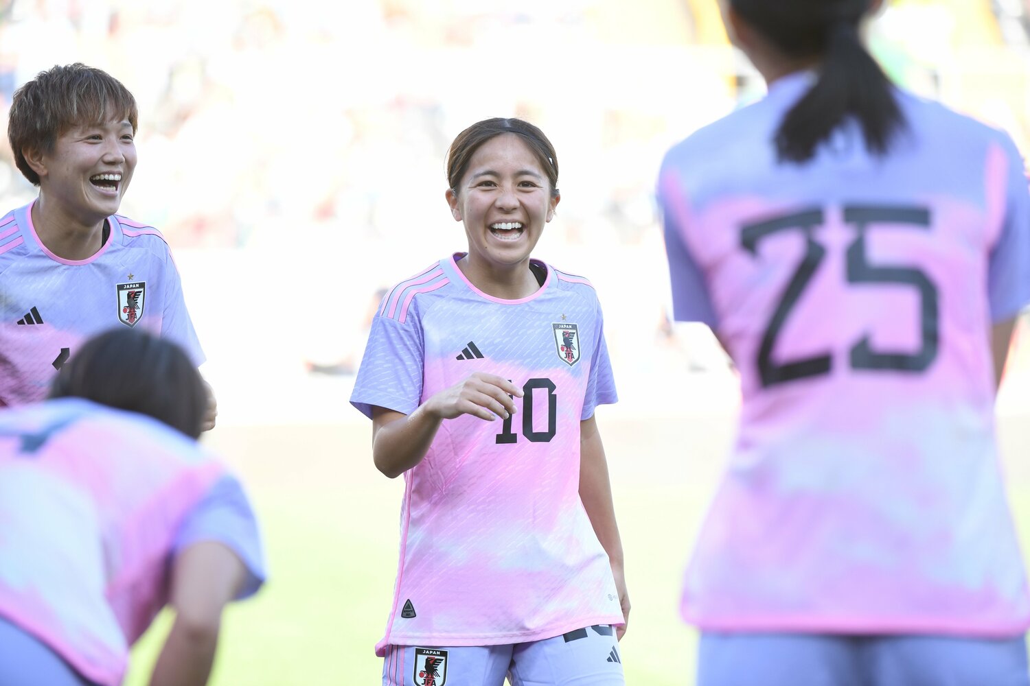 先日のW杯は惜しくもメンバーから漏れた岩渕真奈。直前の親善試合では10番を着用していた　©︎JFA/AFLO