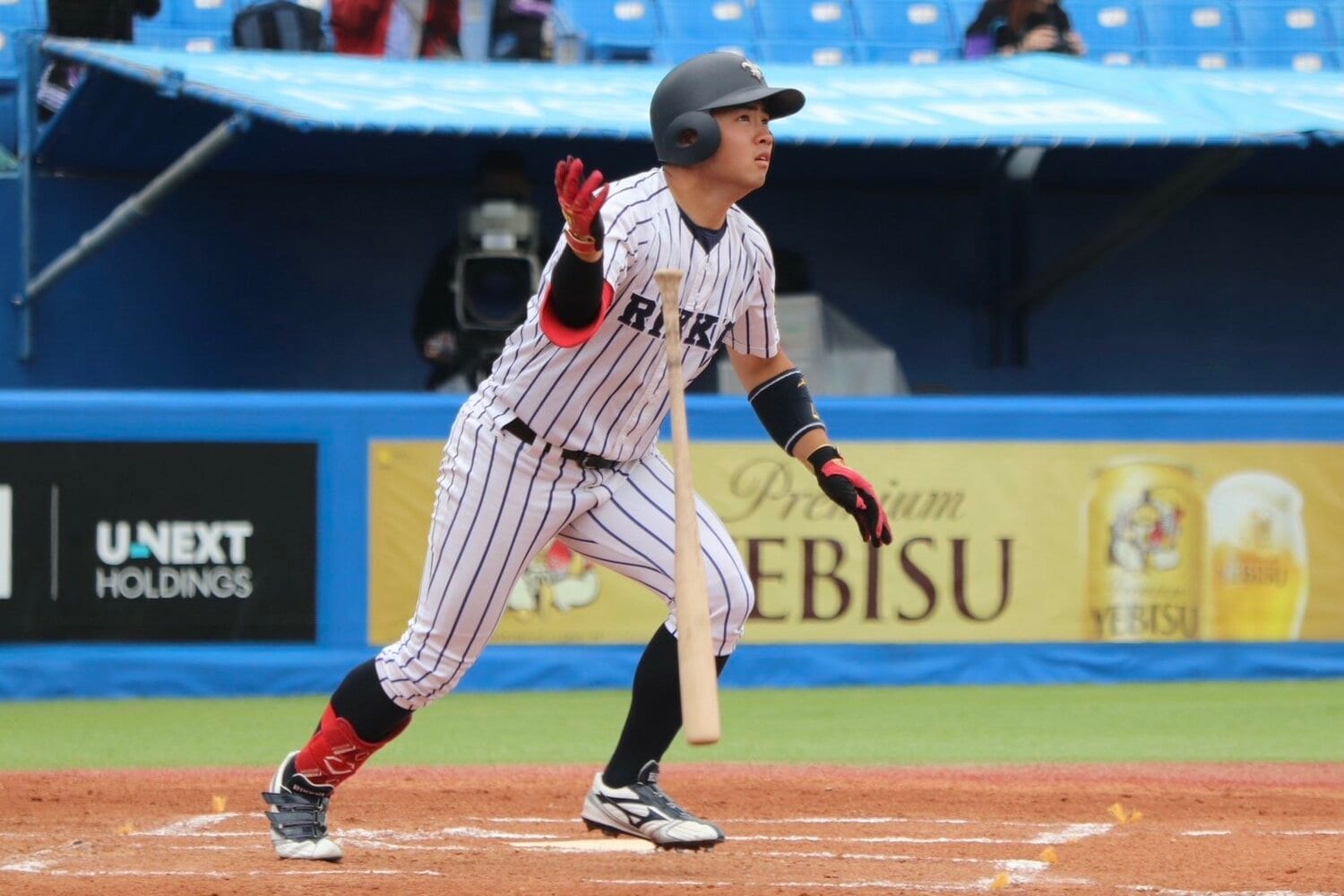 春季リーグ三冠王を獲得した山形（立教大学野球部提供）　©St. Paul's University Baseball Club