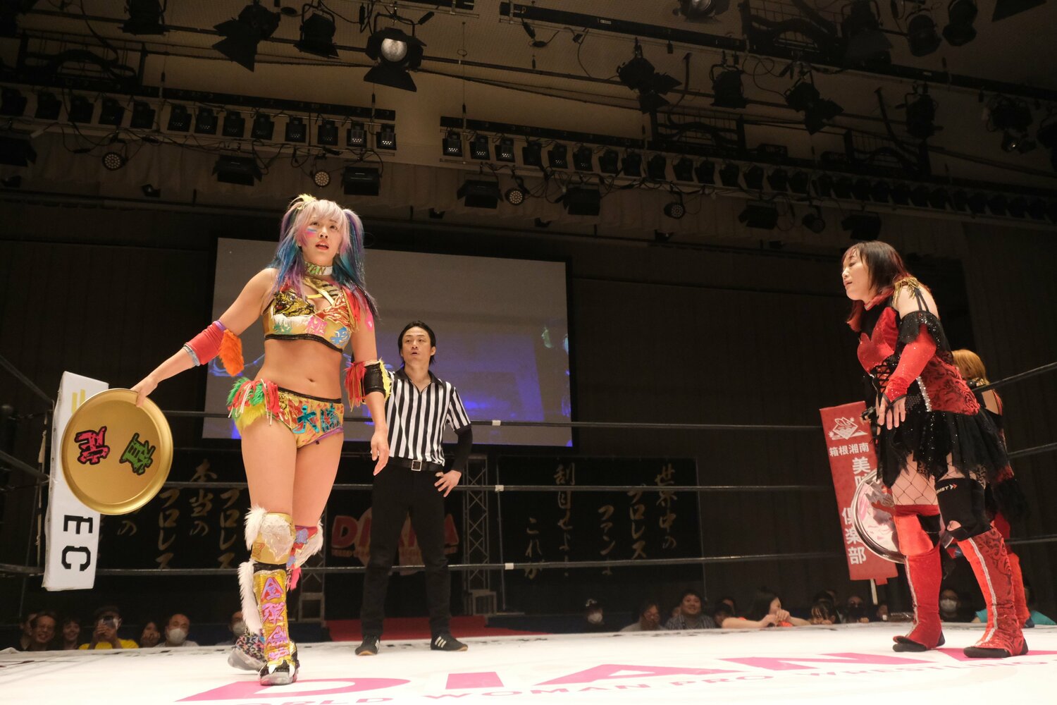 ディアナ後楽園大会ではタッグ王座に挑戦