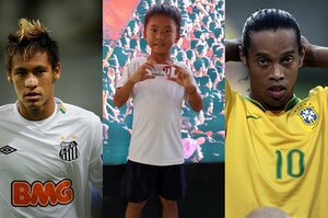 お母さんはブラジル柔道監督・藤井清竹くん7歳が練習参加… ジーコらを輩出、名門サッカークラブのスゴい育成に潜入取材