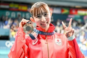 「ひなちゃんの銅メダルが見たい」早田ひなが“リザーブ”木原美悠の言葉に涙した理由…伊藤美誠らを支えた3年前、目を輝かせて想像したパリ五輪