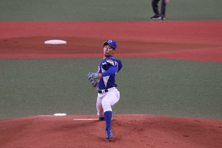 最速153キロの直球が武器のひとつ　©Fumi Sawai