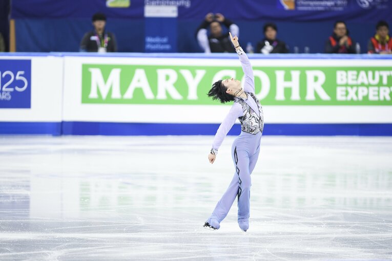 2017年2月、四大陸選手権のショートプログラム　©Asami Enomoto