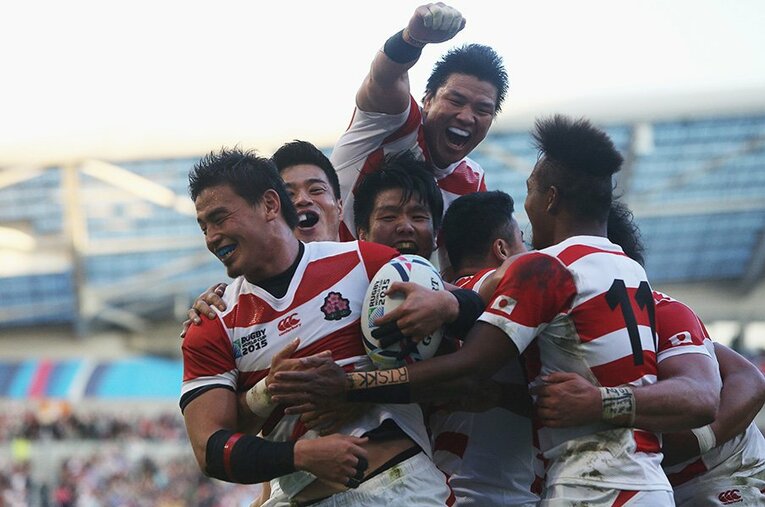 2015年W杯南アフリカ戦 ／ photograph by Getty Images