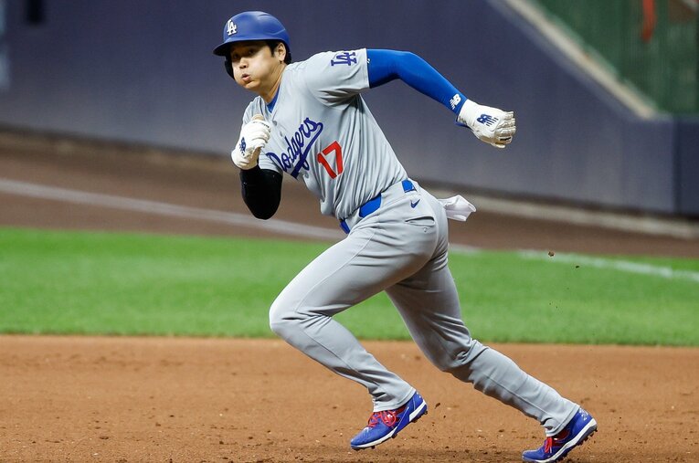 今季すでに46盗塁（現地9月4日時点）。8月からは「三盗」を決めるシーンも増えている ／ photograph by AFLO