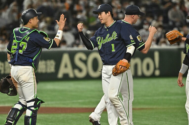 山田哲人は過去5年の交流戦で27本のアーチをかけている　©Hideki Sugiyama