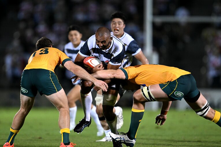 激しいプレーが目立ったリーチマイケル　©︎Hiroyuki Nakamura