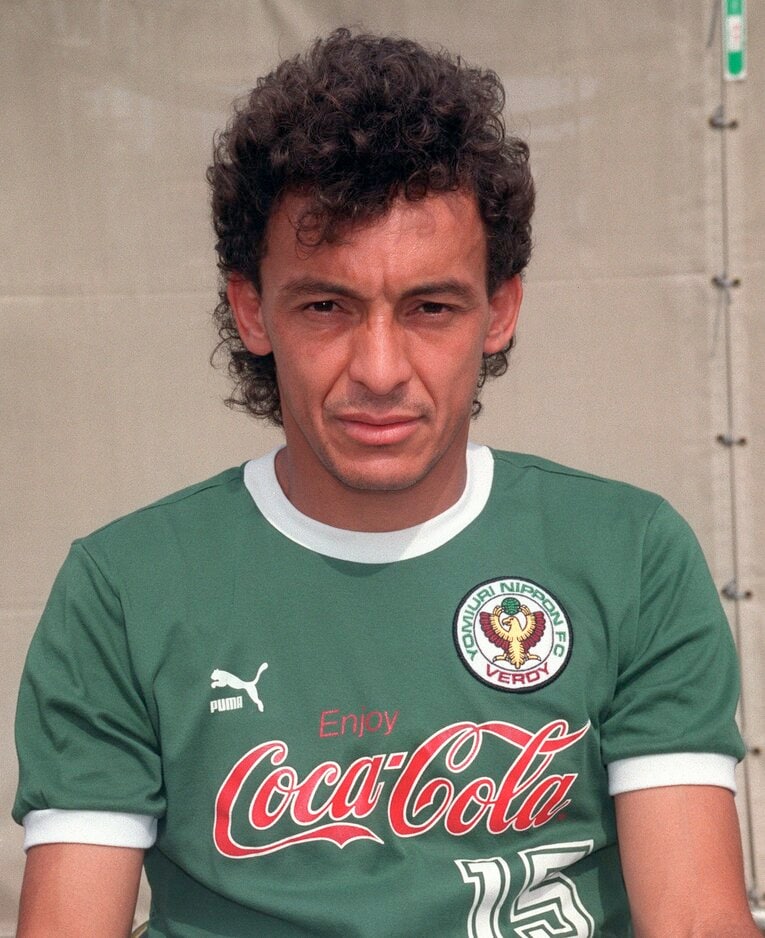 92年、入団直後のペレイラ　©JIJI PRESS