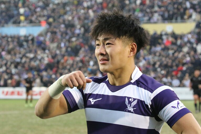 明大時代は主将も務め、2018年に大学日本一も経験　©Nobuhiko Otomo