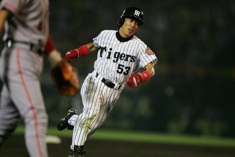 現役時代の赤星　©Sports Graphic Number