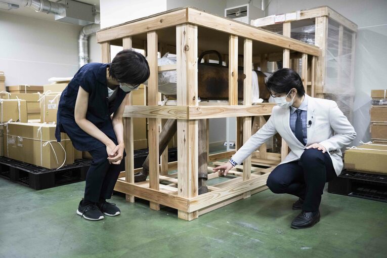 1936年ベルリン五輪で使用された鞍馬　©Asami Enomoto