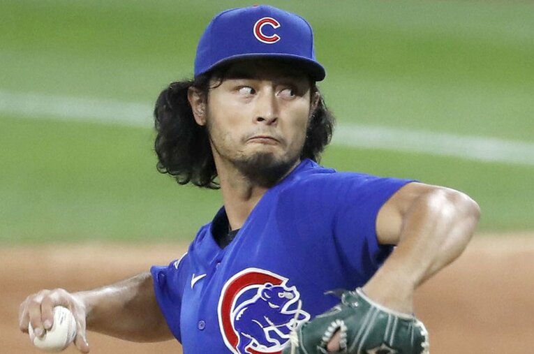 日本人投手初の最多勝（8勝）に輝き、防御率2.01の好成績で自身2度目のサイ・ヤング賞投票2位となったカブスのダルビッシュ有 ／ photograph by KYODO