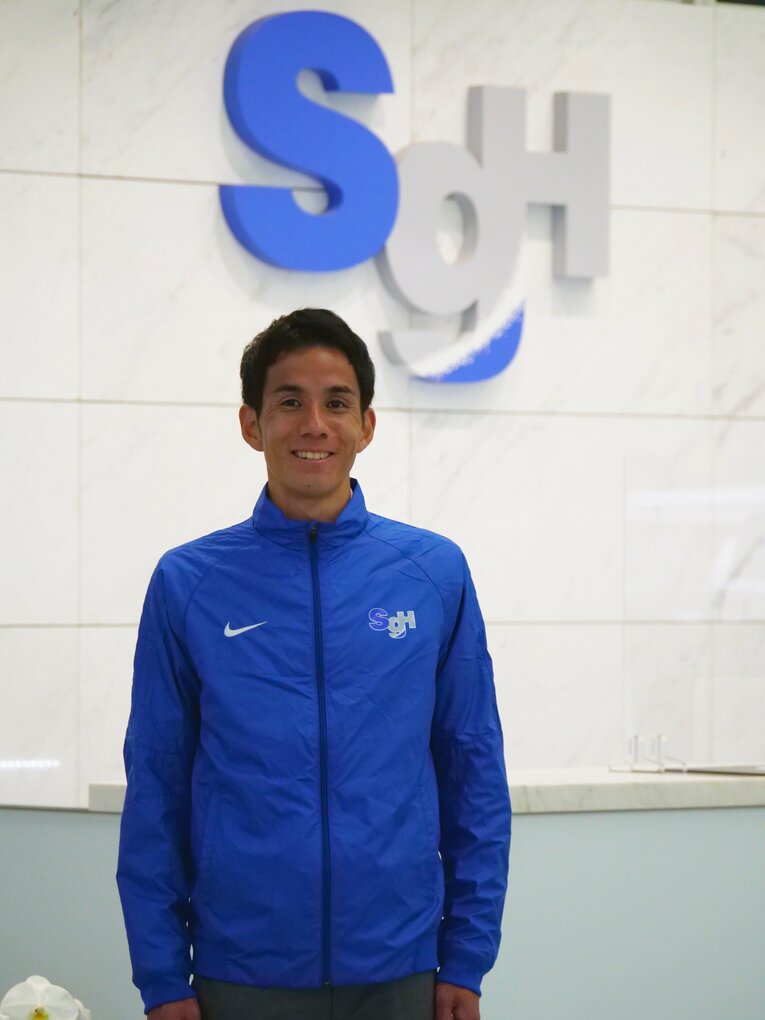 SGホールディングス陸上競技部で選手兼アドバイザーを務める佐藤悠基