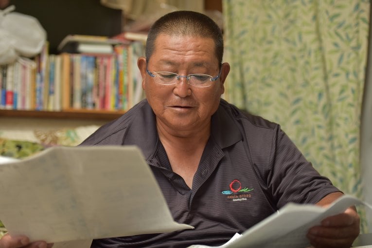 対戦相手を分析したデータ集「小倉メモ」で知られる元横浜高校野球部部長・小倉清一郎 ©Hideki Sugiyama