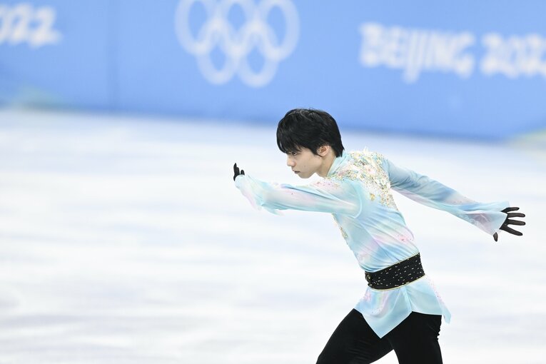 挑戦する姿勢を貫いた北京五輪。矢野氏は今後の羽生への期待を、嬉しそうな表情で語ってくれた　©Asami Enomoto/JMPA