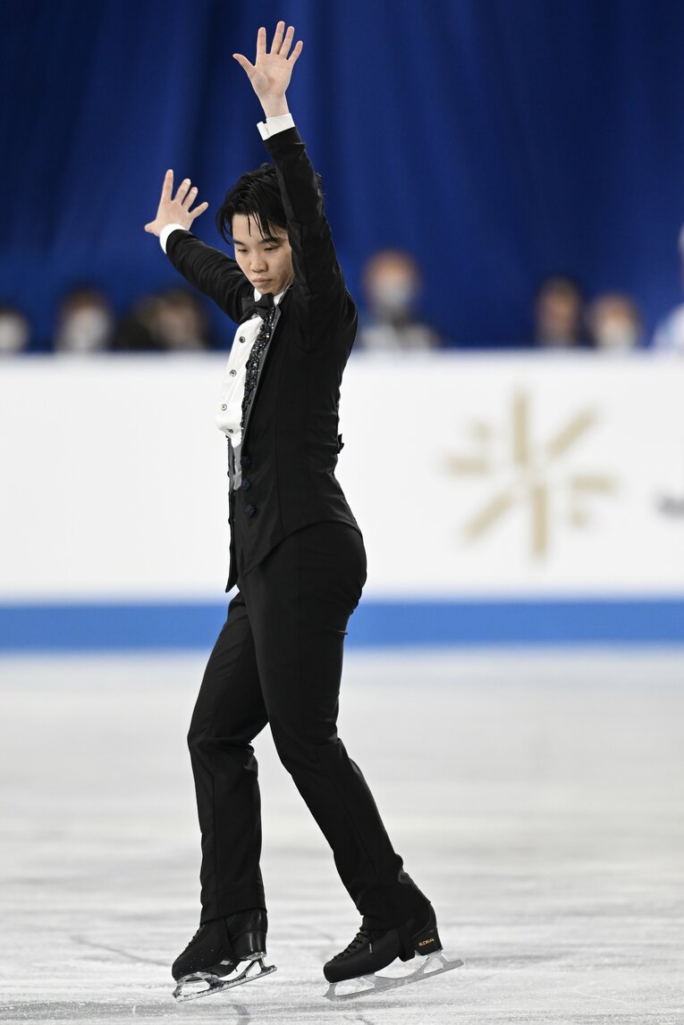 世界フィギュア国別対抗戦のフリー『喜歌劇「こうもり」序曲』　©Asami Enomoto