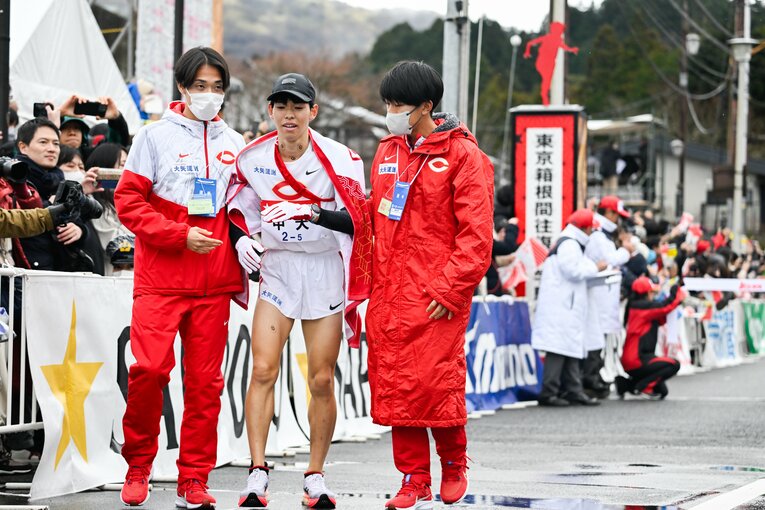 山の5区には1年生の山崎草太を抜擢したものの、区間13位に終わった　©Nanae Suzuki