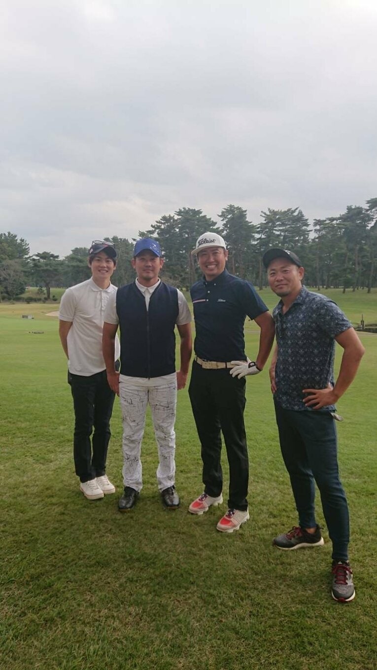 松坂と今ではゴルフに行く仲に（2018年） 写真は本人提供