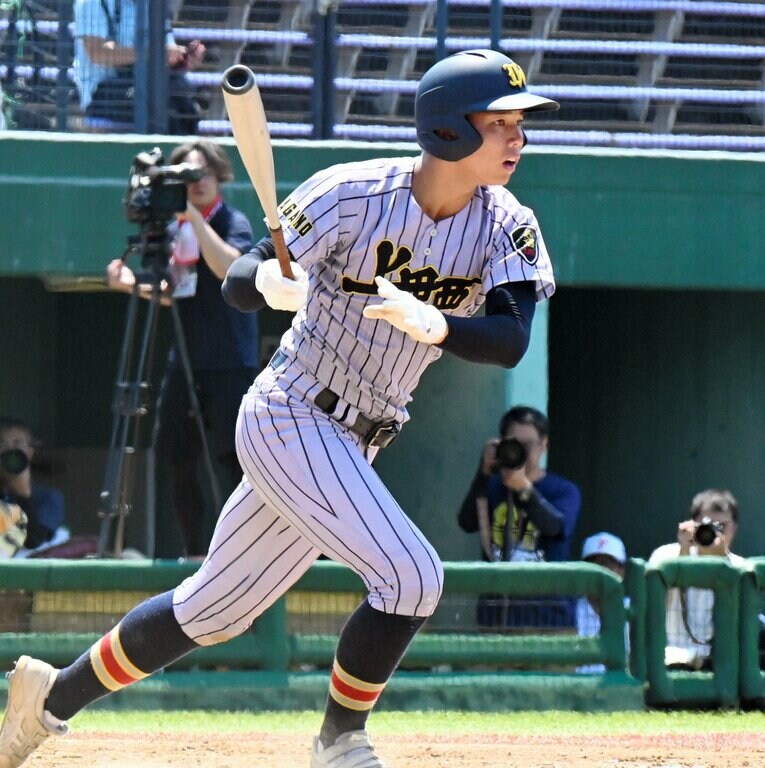 上田西・横山聖哉 ©Asahi Shimbun