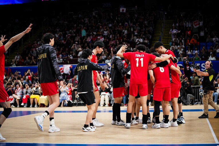 VNLオランダ戦　©︎Volleyball World