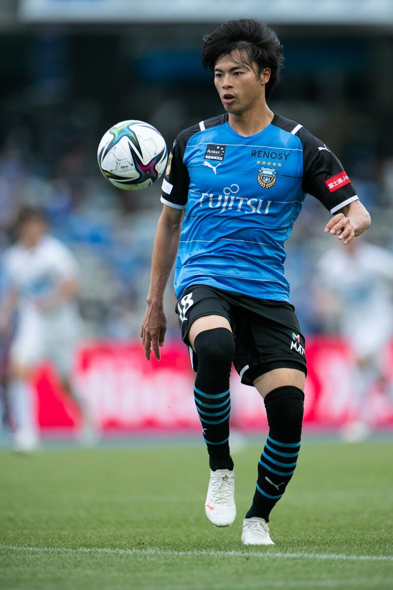 2021年の三笘薫　※クラブ提供