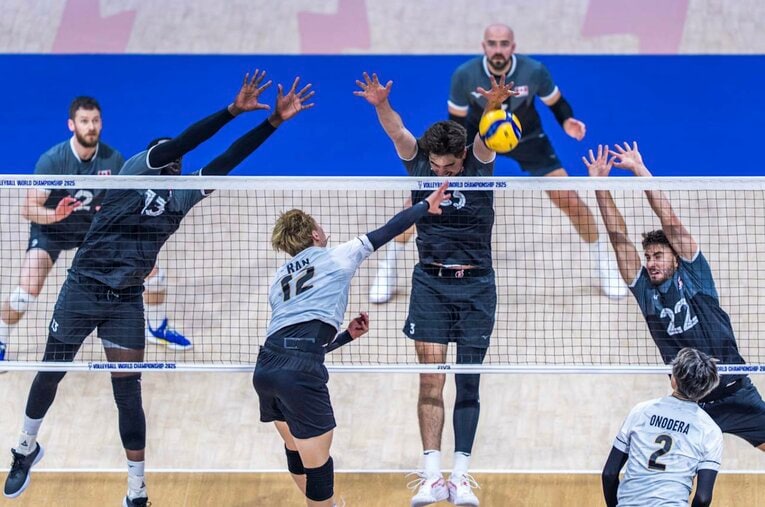 バレーボール世界選手権・カナダ戦　©︎Volleyball World