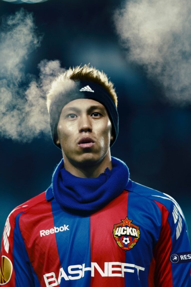 ELを戦った頃の本田　©Takuya Sugiyama