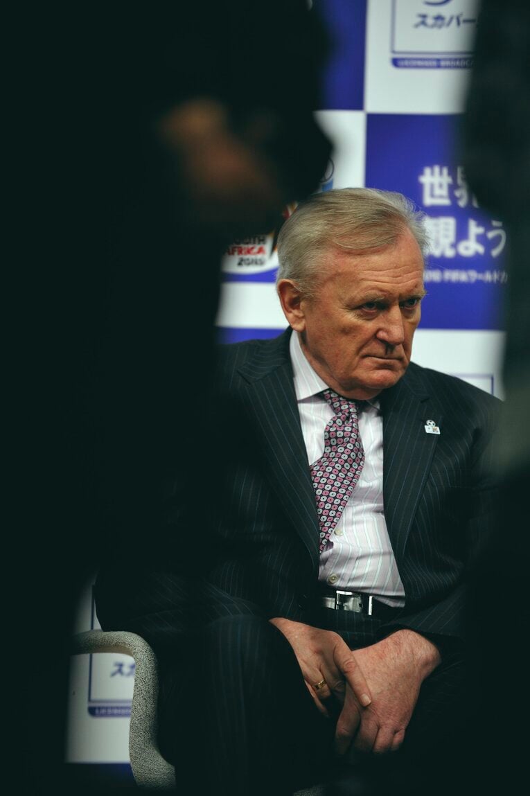 2009年W杯抽選会生放送出演　©︎Takuya Sugiyama