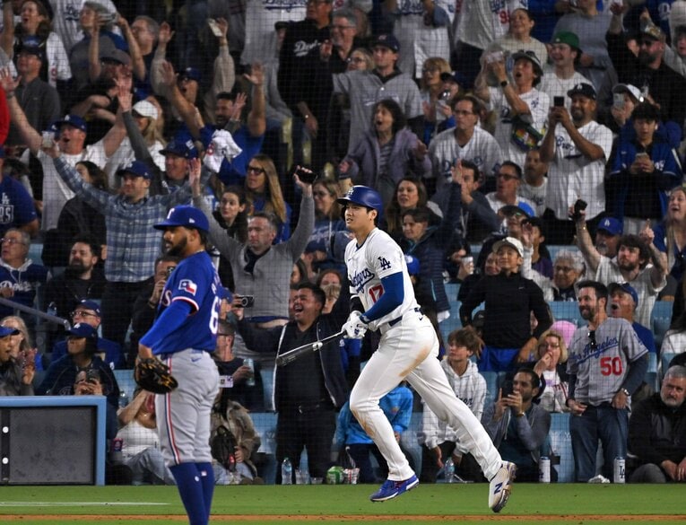 6月12日に放った16号ホームラン（1枚目）　©JIJI PRESS