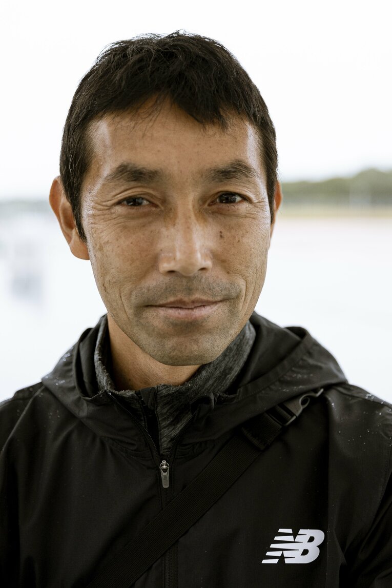 田中希実の父であり、コーチを務める田中健智氏　©Takeshi Nishimoto