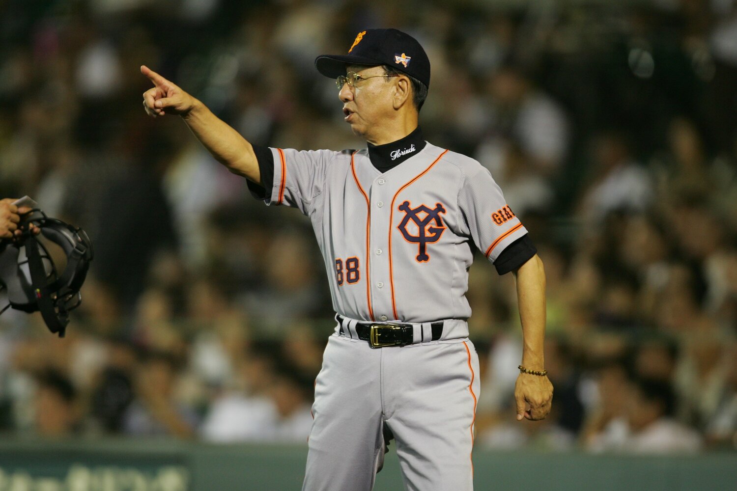 巨人監督時代の堀内恒夫氏 ©Koji Asakura