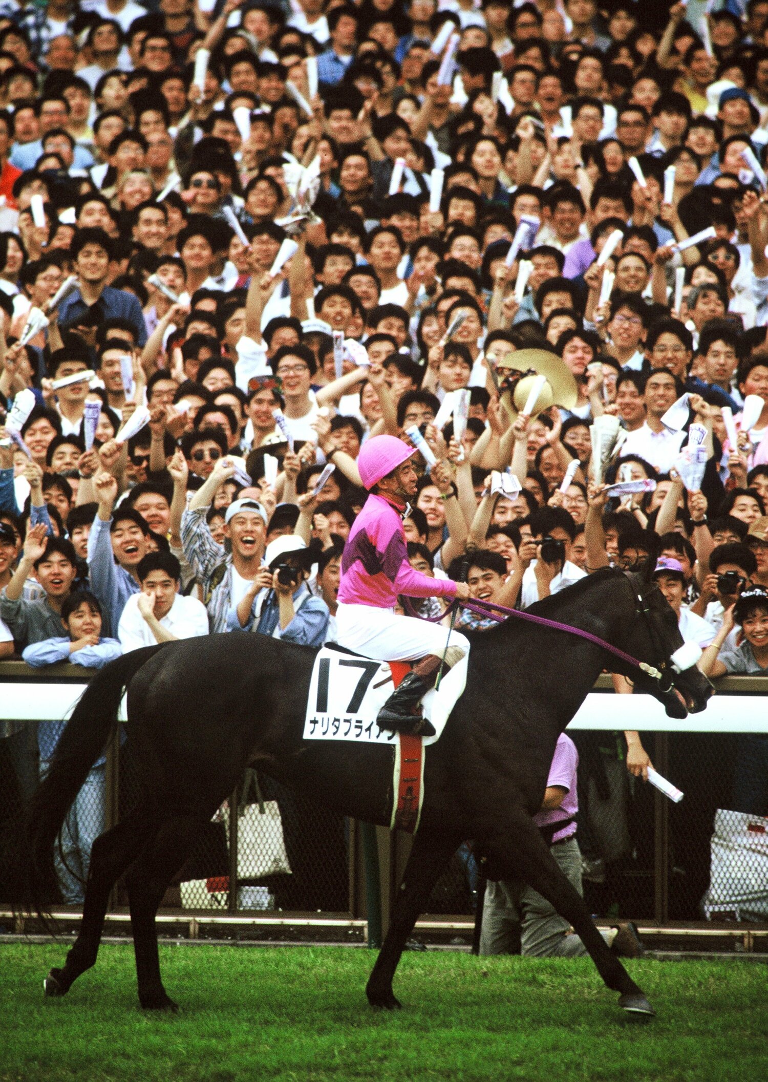 日本ダービーでのナリタブライアン　©Keiji Ishikawa