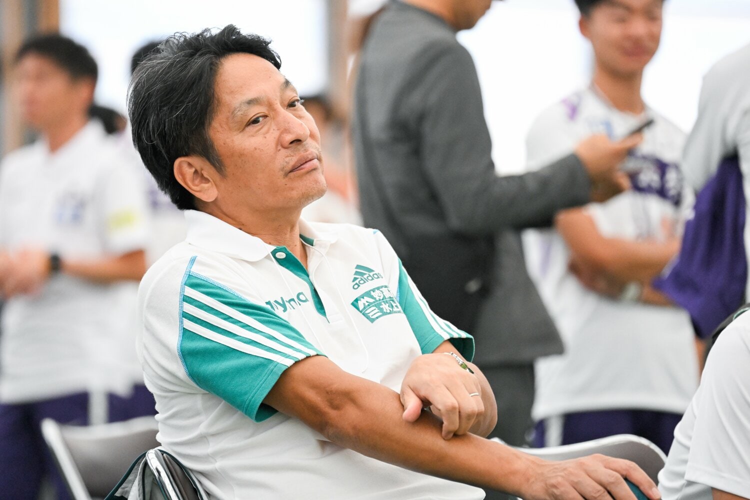 3位に終わったレース後の原監督　©Nanae Suzuki